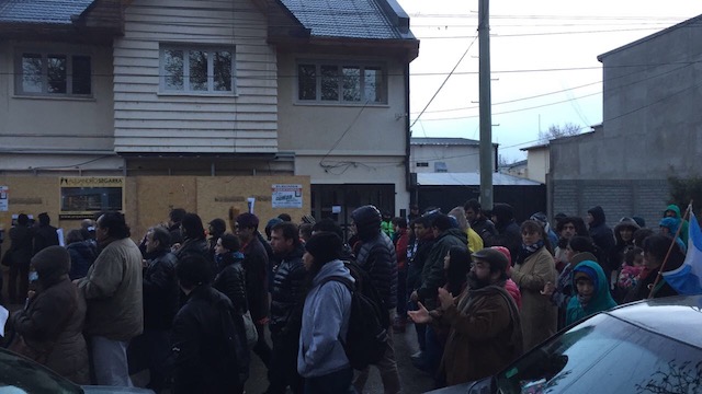 En Esquel también se marchó por Santiago Maldonado