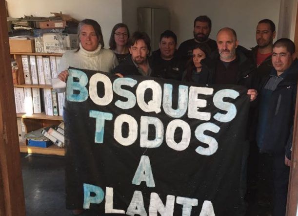 Trabajadores de Bosques renuevan su reclamo de pase a planta