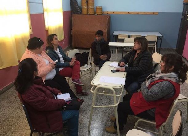 Cooperadoras escolares se reunieron por seguridad en los edificios