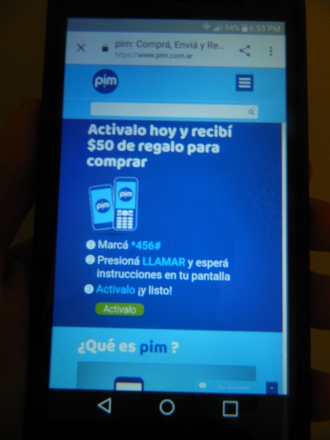 Pim: una billetera para tener la plata en el celular