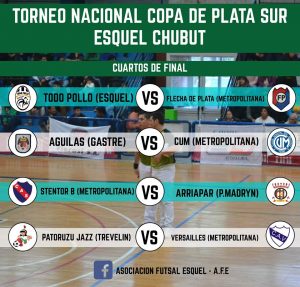FUTSAL: se definen los cuartos de final