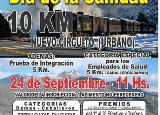 Se viene la Corrida Atlética de la Sanidad en Esquel