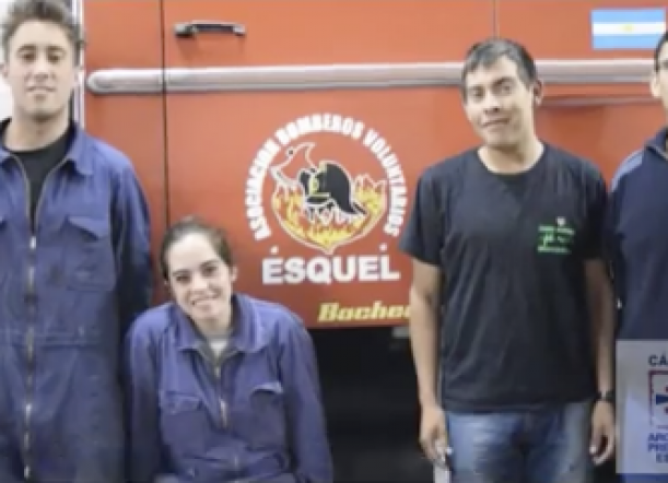 El video de los voluntarios de Esquel que produjo Cáritas