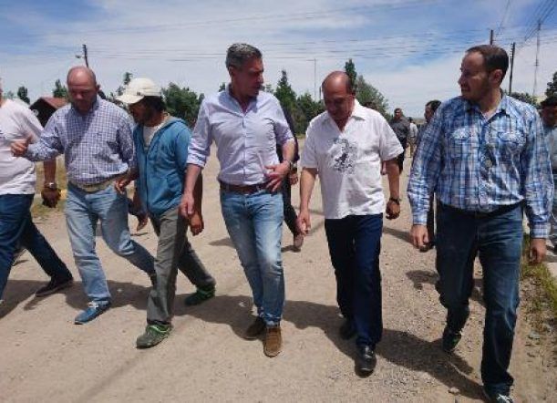 Arcioni realiza una recorrida por la meseta