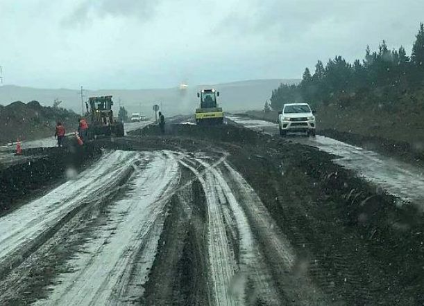 El temporal en la cordillera afectó algunas rutas