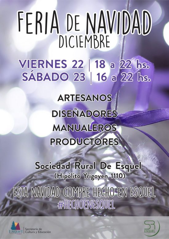 Elegí comprar local en la Feria de Navidad