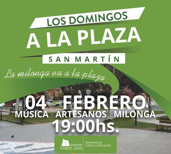 Este domingo, todos a la plaza