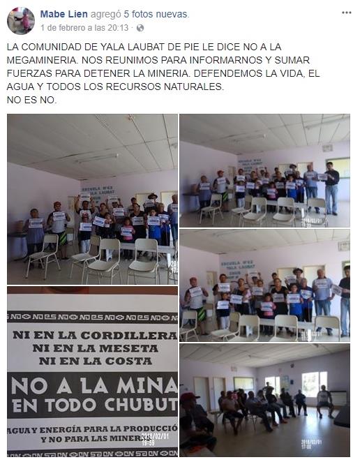 Vecinos de Yala Laubat se expresan sobre el tema minero