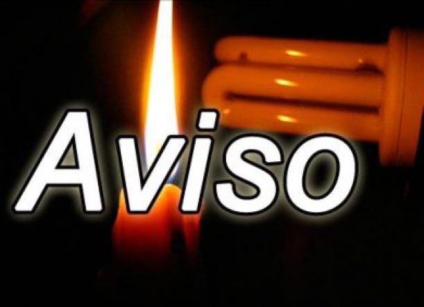 Este jueves corte de luz en zona rural