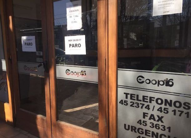 Tercera jornada de paro en las cooperativas de la provincia