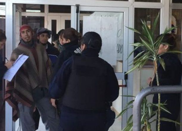 Miembros de la Pu Lof acompañaron a los imputados