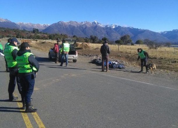 Trevelin: detectan marihuana en control vehicular a turistas