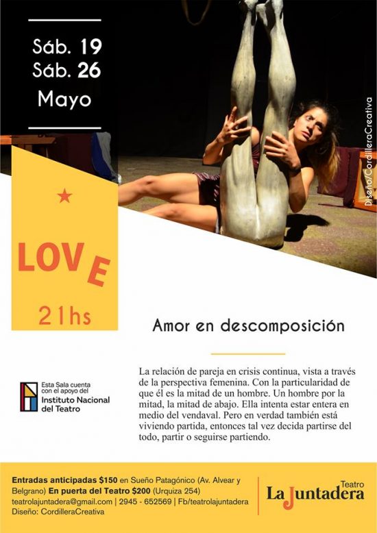 Se estrena en Esquel “Lov e. Amor en descomposición”