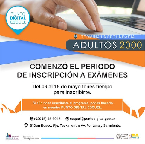 Secundaria online: Comenzó la inscripción a exámenes