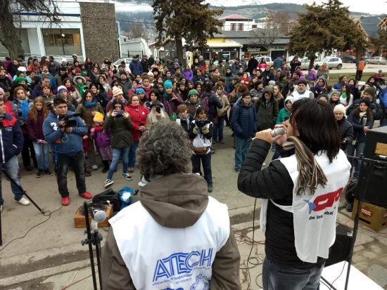 Acto de despedida del Acampe Docente en Supervisión
