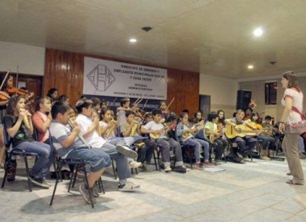 El Programa de Orquestas Infanto Juveniles de visita en Esquel