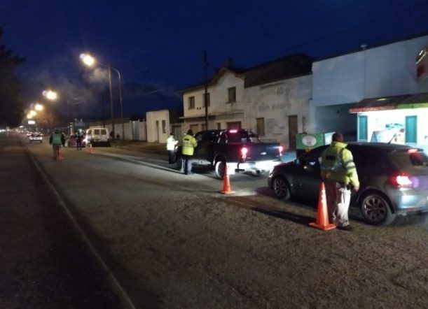 Importante operativo de control de tránsito en Esquel