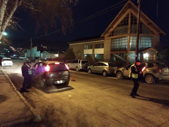 Importante operativo de control de tránsito en Esquel