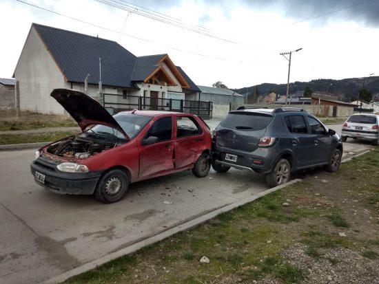Despiste y trompo en fuerte accidente