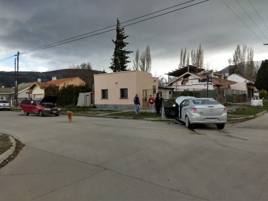 Despiste y trompo en fuerte accidente