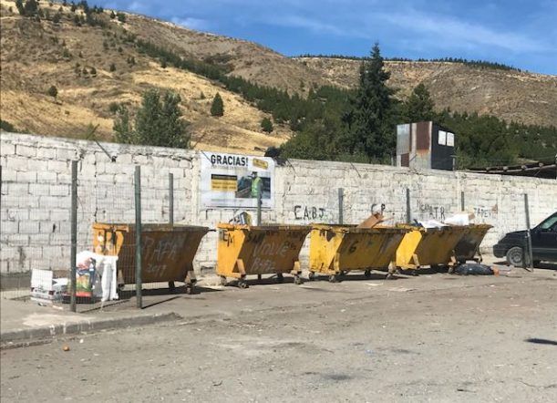 Trasladaron los contenedores del Área Operativa Municipal