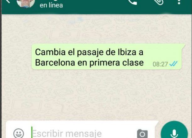 Se conocieron chats entre Correa y Luthers