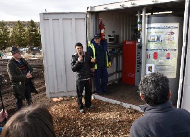 Realizan visitas guiadas a la Caldera de Chips Forestales