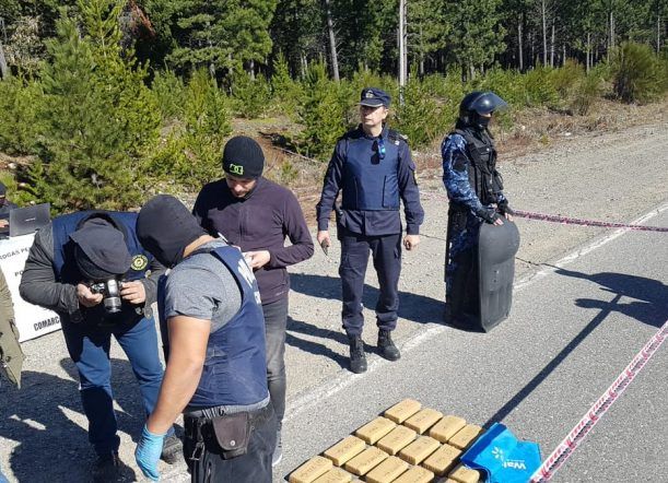 Megaoperativo en la Comarca Andina: secuestraron 35 kilos de marihuana