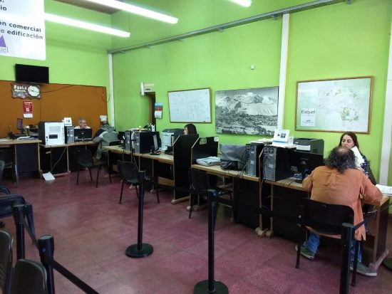 El paro se hizo sentir en Esquel