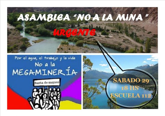 No a la Mina: Asamblea contra la zonificación