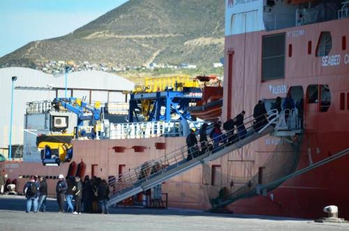 ARA San Juan: Arribó a Comodoro el Seabead Constructor