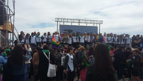 Se inauguró el 33º Encuentro Nacional de Mujeres en Chubut