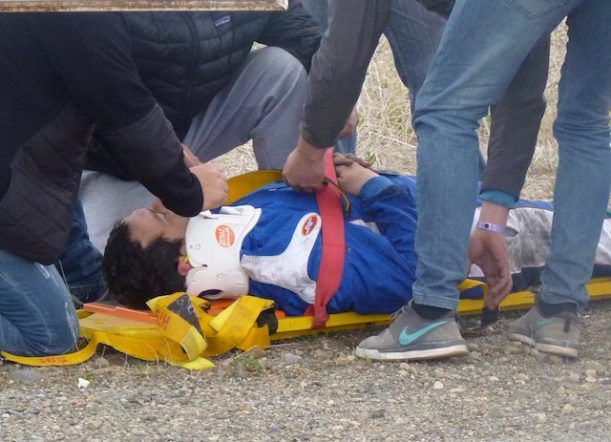Tarde accidentada para el Karting Cordillerano