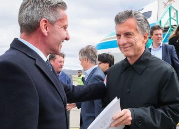 El Presidente Macri inauguró un parque eólico en Chubut
