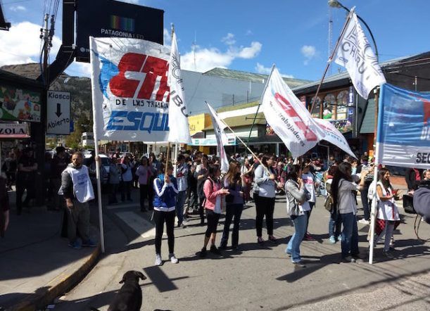 Marcha de los gremios contra el Presupuesto y el ajuste