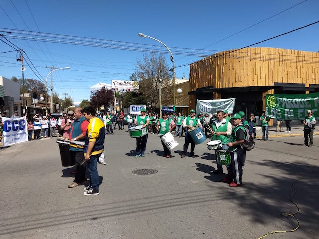 Marcha de los gremios contra el Presupuesto y el ajuste