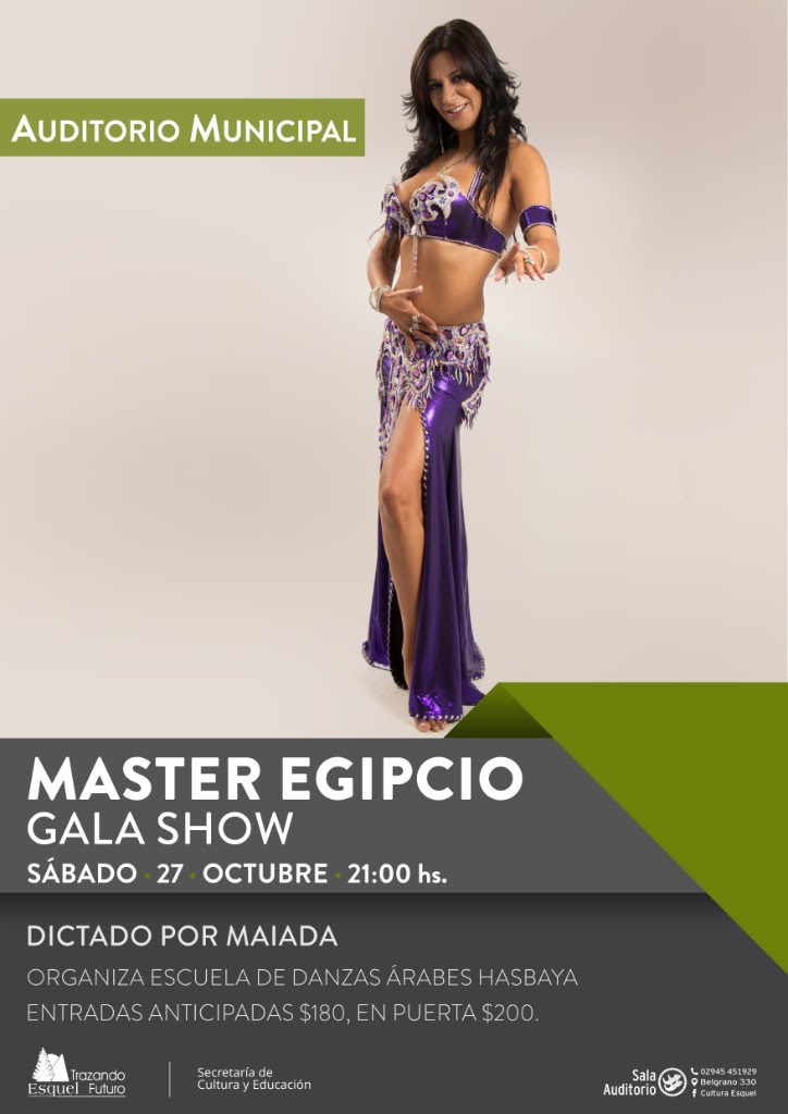 Sábado de Danzas Árabes: seminario y gala show