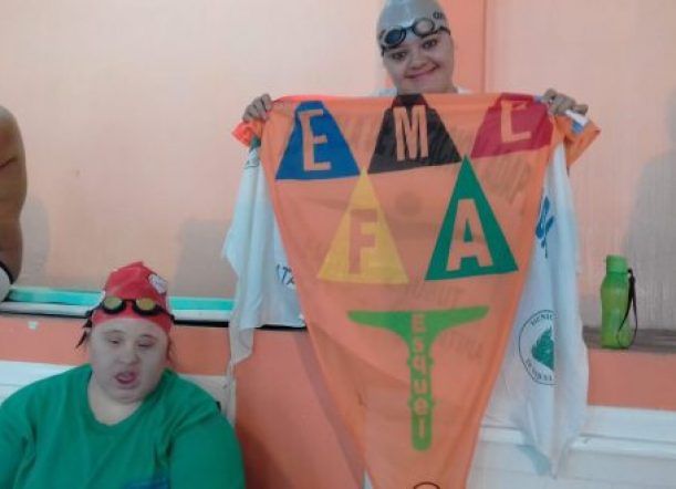 Natación Adaptada presente en el Encuentro de Trevelin