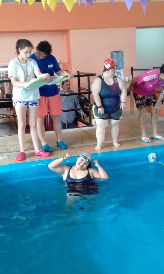 Natación Adaptada presente en el Encuentro de Trevelin