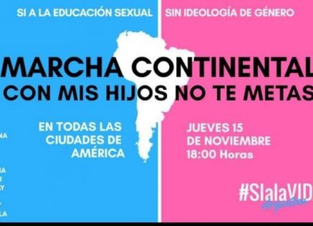 “Con mis hijos no te metas” marcha en Esquel