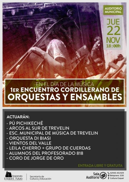 Día de la Música: 1º Encuentro Cordillerano de Orquestas