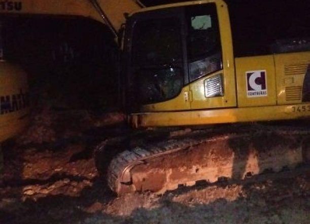 Otra vez incendian máquinas viales en Ruta 40