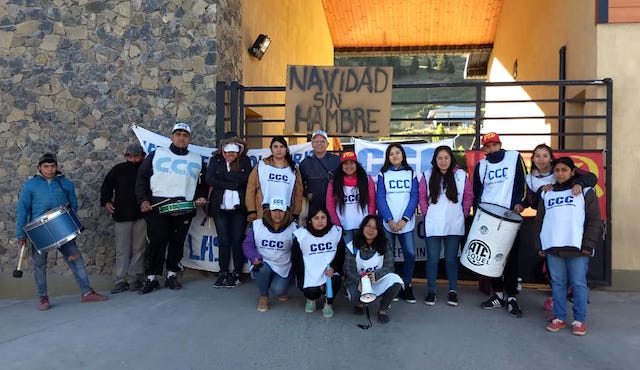 Bloquean el ingreso y egreso de camiones en el Muncipio