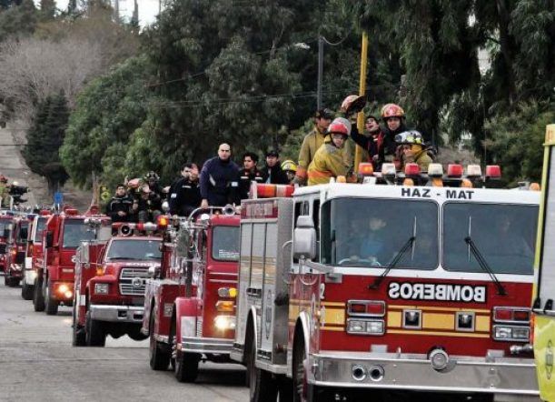 Realizaron un aporte a la Federación de Bomberos de Chubut