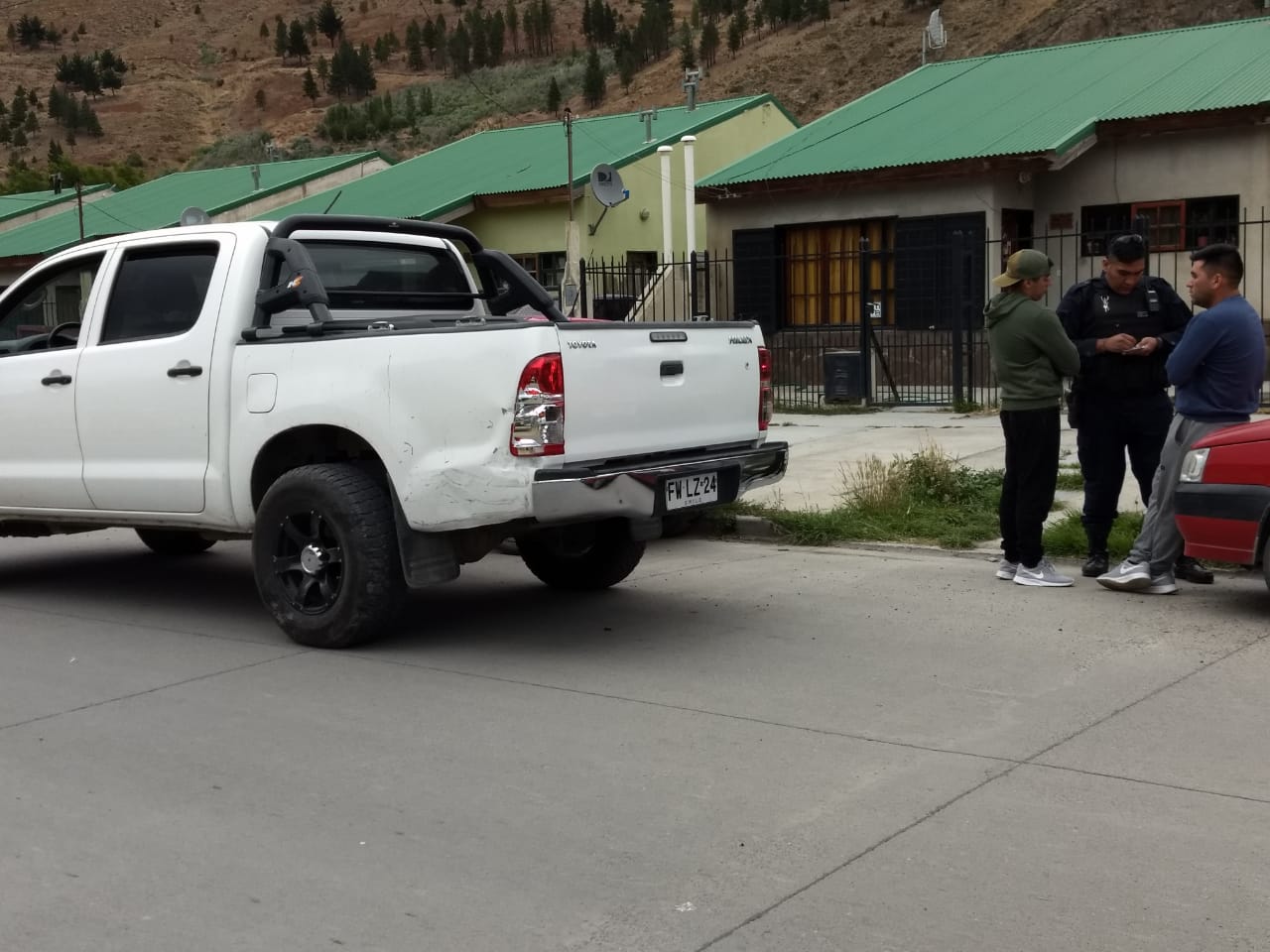 Fuerte accidente sobre Avenida Perón