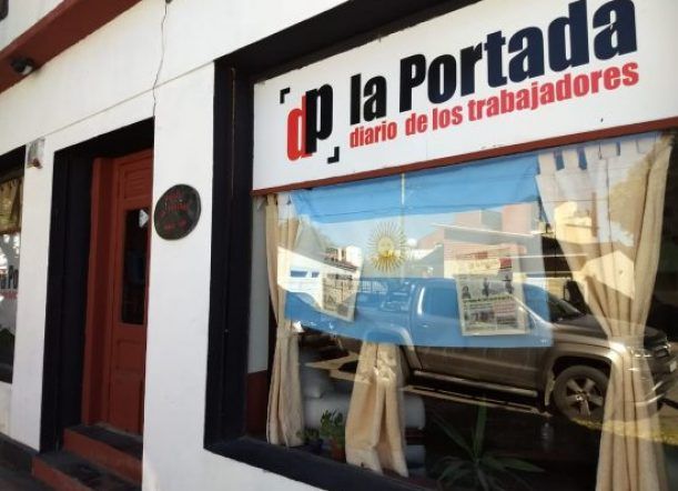 Robaron en el local del diario La Portada