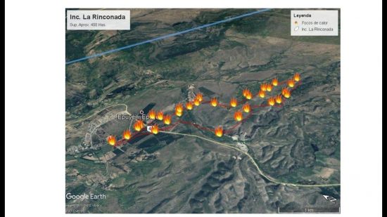 Se quemaron 480 hectáreas en los incendios