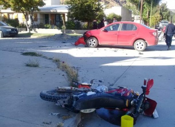 Un choque terminó con un lesionado