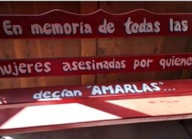 Instalarán un banco para visibilizar la violencia de género