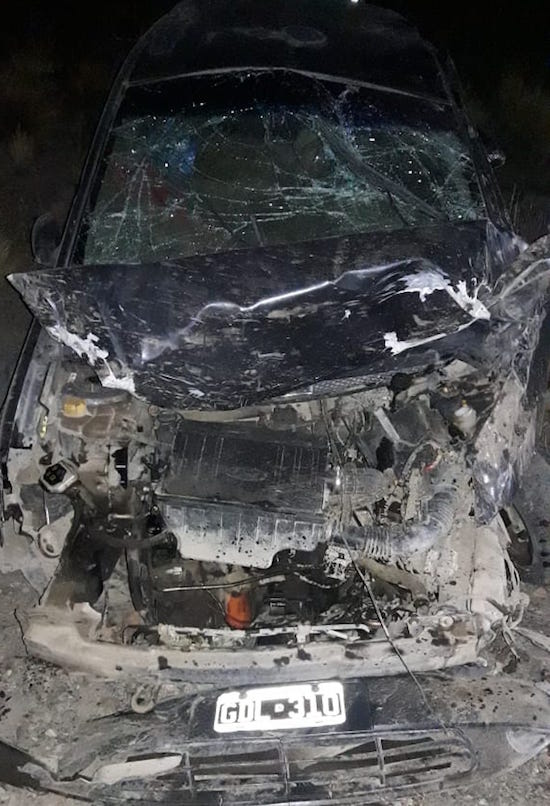 Vivo de milagro: espectacular vuelco en Ruta 40